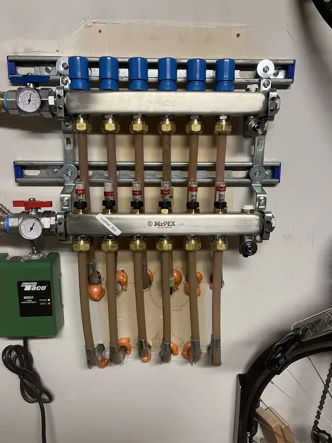 Plumber performing Gas Line Installation at a residential property in Culver City